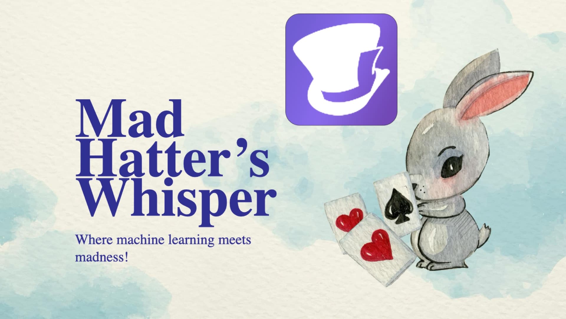 Title slide from our pitch deck