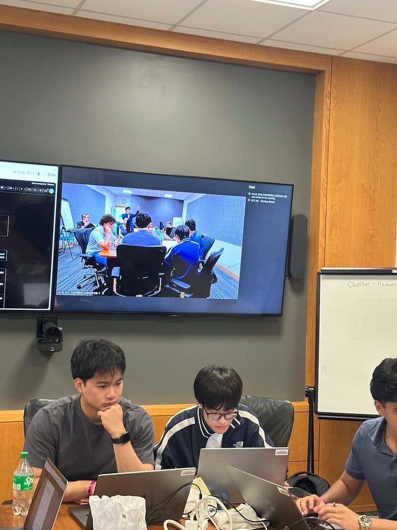 Heads down on build day
